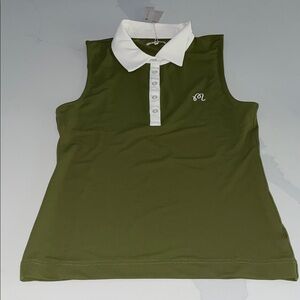 Malbon Claudia Sleeveless Top Polo S. Tennis, resort, country club, pickleball